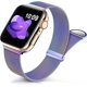 thumbnail image 1 of Metal Stainless Steel Band Compatible with Apple Watch Bands 38mm 40mm 41mm 42mm 44mm 45mm,Multicolour Loop Adjustable Strap Magnetic Wristband for iW, 1 of 4
