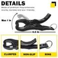 thumbnail image 2 of Fish Lip Gripper 4.5ft Non-Slip Digital Scale Hook Replacement Clamp Pack of 2, 2 of 6