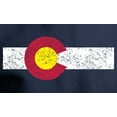 thumbnail image 3 of Colorado State Flag Distressed Hoodie, 3 of 3