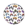 thumbnail image 2 of Kll Cartoon Monster Trucks1 Tire Cover,Universal Wheel Tire Cover For Trailer, Rv, Suv, Truck,Camper And Many Vehicle,(), 2 of 8