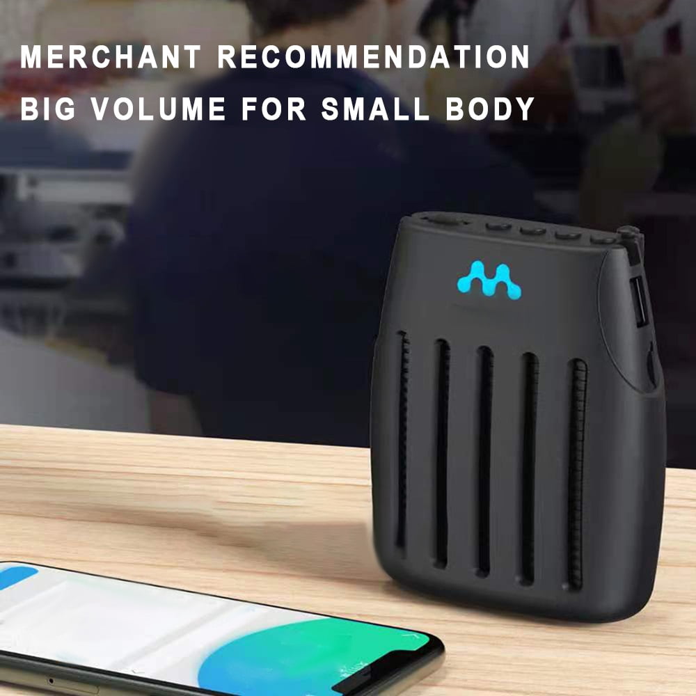Portable Classroom Voice Amplifier Teachers BT5.0 Speakers Horn Loudspeaker with Microphone ,Crystal-Clear Sound