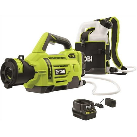 Ryobi P2870 18V 1 gal Lithium-Ion Cordless Electrostatic Sprayer with Battery & Charger
