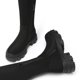 thumbnail image 3 of Dream Pairs - Botas altas hasta el muslo con plataforma por encima de la rodilla para mujer, botas altas largas y elásticas con suela gruesa suave SDOB 222W Dream Pairs SDOB222W, 3 of 4