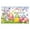 C, variant on Easter Backdrop, 70.8 x 43.3 inches, Polyester, Happy Easter Design, for Photography, Party Decorations, Indoor-Outdoor Use