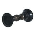 thumbnail image 5 of Handmade Mango Wood Eco-friendly Traditional Dark Polish Set Of One 9" Pillar Candle Holder, 5 of 8