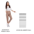 thumbnail image 4 of Mostrador Madesa Glamy 40 cm 3 Cajones Blanco, 4 of 5