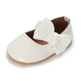 thumbnail image 6 of nvzhuang Baby Girls Moccasinss Bowknot Decor Soft Sole Flats Shoes  Non-Slip Summer Princess Shoes, 6 of 8