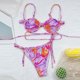 thumbnail image 4 of Traje de baño dividido con estampado de mujer informal a la moda, Bikini Sexy con cintura plana Fridja  nalpqowj51535, 4 of 7