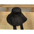 thumbnail image 6 of CoCopeanut 2021 New Summer Autumn Large Brim Fisherman Hat Women Cotton Linen Round Dome Bandage Bow Big Foldable Sun Hats Fishermen Hat, 6 of 6