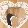 thumbnail image 4 of 100pcs Label Kraft Paper Blank Hang tags kraft paper labels Tags Christmas Wedding Party Favor Notes Solid Gift Card, 4 of 9