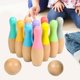 thumbnail image 3 of Juguete de de de Color para Niños, Juguete Exterior para Niños , Diversión para Interiores Y Exteriores Salvador juego de bolos, 3 of 10