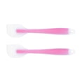 thumbnail image 2 of 2pcs Silicone Cream Scraper Large Size Silicone Scraper Translucent Cream Scraper Cake Spatula Baking Tools for Home Restaurant(Red), 2 of 8