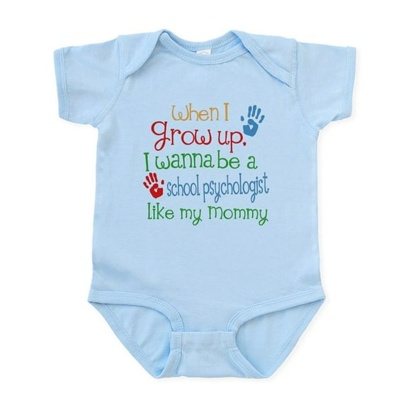 CafePress - School Psychologist Like Mommy Infant Bodysuit - Baby Light Bodysuit, Size Newborn - 24 Months