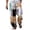 A-Beige84, variant on Men's Patchwork Print Wide Leg Casual Pants Elastic Waist Loose Fit Summer Vacation Trousers