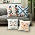 thumbnail image 3 of Throw Pillow Covers 20 x 20 Inch Pillow Cover 50 x 50 Cm Set of 4 Colorful Geometric Pillow Cases for Couch Sofa Home Living Room Decorations Modern Decor (20''''x20'''', Light Blue), 3 of 6