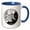 Blue/White, variant on 3drose, Alaska Collectible Quarter, 11oz Mug