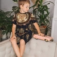thumbnail image 4 of Fotbe Dreamcatcher With Mandala Pijama Estampada de 2 Piezas para Niños – Ropa de Dormir de Manga Corta Cómoda para Niños y Niñas, Camiseta y Shorts de Algodón-Small, 4 of 6