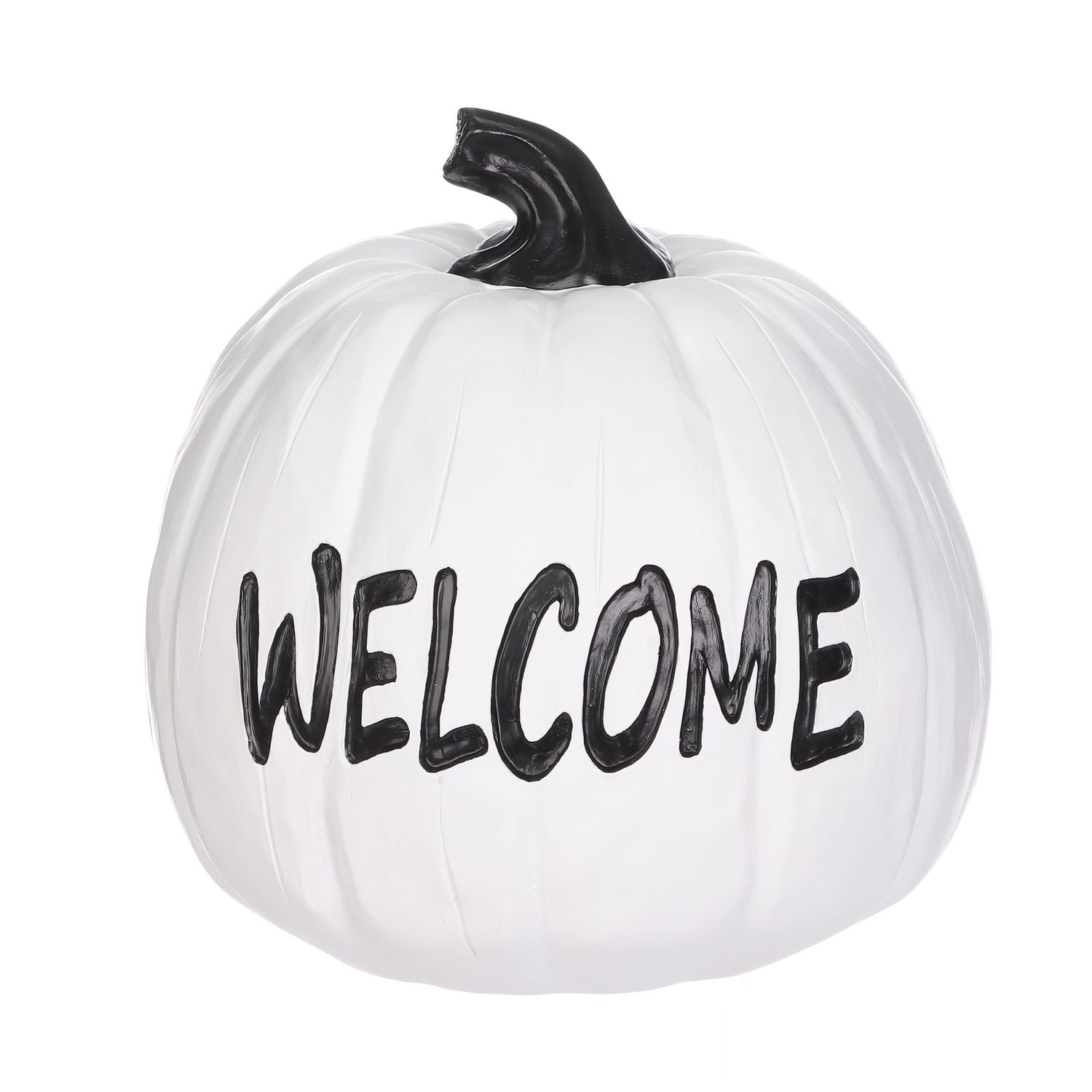 Halloween Themed Resin White PUMPKIN For Halloween Indoor Decorations