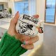 thumbnail image 3 of ComfyArt Earhone Case for AirPods 3, Men Women Cool Traditional Chinese Black White Painting Style Anime Theme Soft TPU Silicone Protection Ultra Thin, 3 of 4