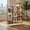 Brown, variant on Spaco 9-Cube Bookcase with 6 Removable Shelves and Raised Support Feet-Brown, High Bookshelf, Display Storage Rack, Suitable for Home Offices