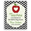 Personalized Teachers Are Special 11" x 14" Canvas