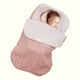 thumbnail image 5 of Saco de dormir forrado para bebés, niños y niñas, primavera, otoño e invierno, saco de dormir de cachemira de punto para bebés, carrito, edredón a prueba de patadas que no daña la piel, 5 of 5