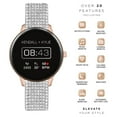 thumbnail image 3 of Kendall + Kylie Female Adult Smart Watch w/ Extra Strap & Earbud Set, Blush/Silver, 3 of 7
