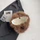 thumbnail image 3 of Bolso Mujer Cadena Bandolera Casual Fluffy Tote Suave Diario Citas ( ) Café, 3 of 7