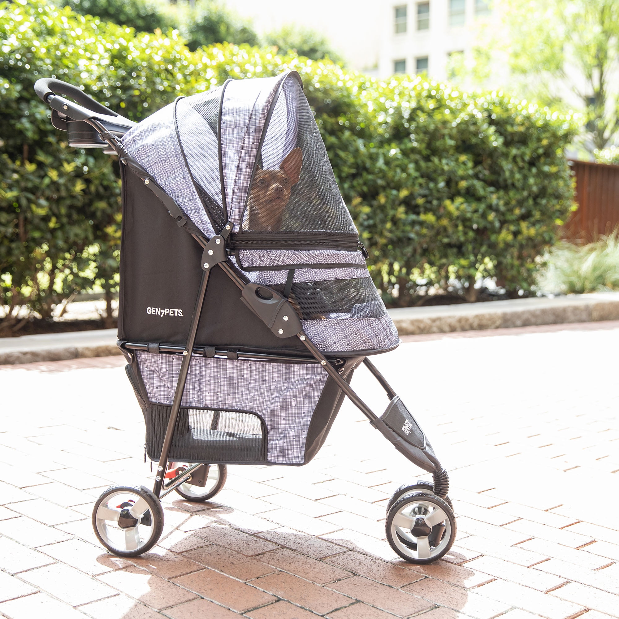 Gen7 Pets Promenade 35 Pet Stroller for Dogs and Pets upto 50 lb Gold Nugget Walmart