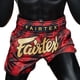 thumbnail image 4 of Fairtex Slim Cut Muay Thai Boxing Shorts - BS1919 (Stealth Red, Large), 4 of 6