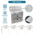 thumbnail image 7 of Table Runner Dresser Scarves 72 Inch Long, Sport Black Hockey Ball and Stick Linen Dining Table Runners Farm Grey Wood Plank Tabletop Scarf for Wedding Holiday Party Kitchen, 7 of 7