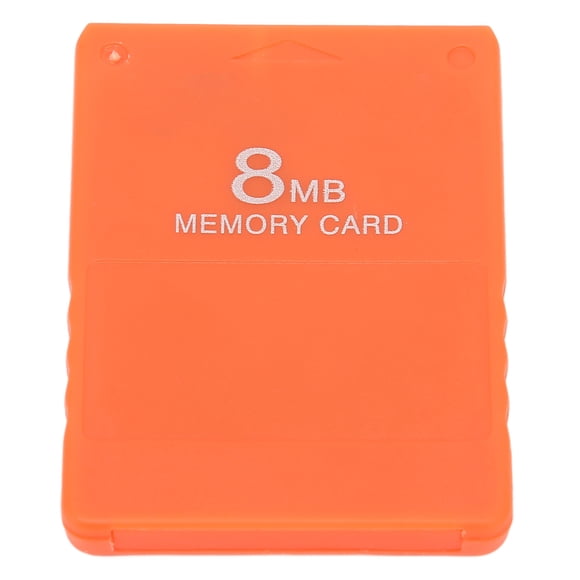 Tarjeta de memoria de 8 MB para PS2, Plug and Play, FMCB1.966, accesorios para tarjetas de memoria de juegos de alta velocidad, color naranja