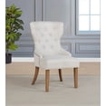 thumbnail image 2 of Baney Fabric Upholstered Dining Side Chair Beige and Brown, 2 of 13