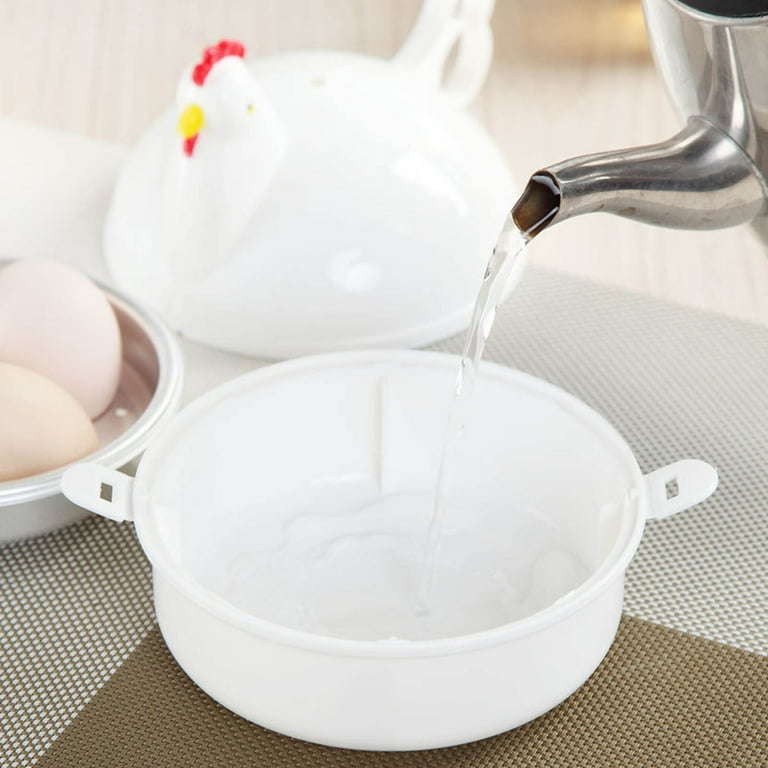 Tiitstoy Chicken Shape Egg-Cooker Electric Egg-Cooker, Chicken Shape  Microwave 4 Steamer Boiler Cooker Kitchen Oven Supplies Cooker Tools