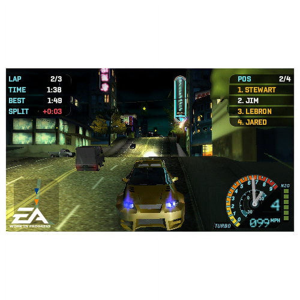 Need for Speed: Underground Rivals (Español) de Playstation Portable con  emulador PPSSPP. Gameplay 