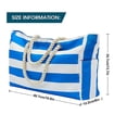 thumbnail image 2 of Bolsa de playa para mujer, bolsa de playa grande, bolsa de playa impermeable a prueba de arena con cremallera, bolsa de playa grande para piscina, 2 of 4