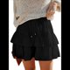 thumbnail image 1 of Falda Pantalón Estilo Bohemio con Volantes y para Mujer, Estilo Casual, de Cintura Alta, Color Negro, Talla XL, 1 of 8