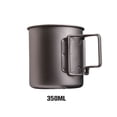 thumbnail image 4 of Soidarity Taza de agua para acampar, taza de bebida turística con mango portátil, cocina hirviendo al aire libre, café, té de la leche, bebida Kits de desorden para acampar 350ML Soidarity OD029767-01, 4 of 6