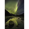thumbnail image 2 of Aurora Borealis  over the Portage River looking South back towards Portage Tunnel; Portage  Alaska  Uni, 2 of 2