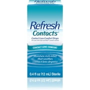 Allergan Refresh Soft Contacts, Contact Lens Comfort Drops - 0.4 Fl Oz (12 Ml) (Pack of 5)