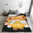 thumbnail image 5 of Vsdgher Sunflower Gnomes 2 Ultra-Soft Micro flannel Blanket Throw Blankets for Couch Sofa, Bed (4 sizes)-80"x60", 5 of 7