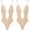 2 packs: Beige/Beige, variant on MANIFIQUE Women's Backless Bodysuit with U-Plunge Bra and Seamless Thong - Body Shaper