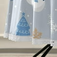 thumbnail image 7 of GZHJMY 60 Inch Round Tablecloth - Christmas Cute Snowman Waterproof Spill-Proof Table Cloth with Lace Washable Decorative Fabric Table Cover for Dining Tables, Kitchen and Parties Home Decor, 7 of 7