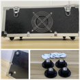 thumbnail image 3 of KAIYANG 8 ruedas autoadhesivas de 1 pulgada para muebles, ruedas giratorias de perfil bajo para contenedores de almacenamiento de electrodomésticos pequeños, 3 of 5