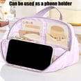 thumbnail image 7 of Under $1 Pencil Case, Double Flap Portable Stationery Organizer, Multi-Compartment Cloth Pen Pouch for College Office by PALIFEUR, 7 of 7