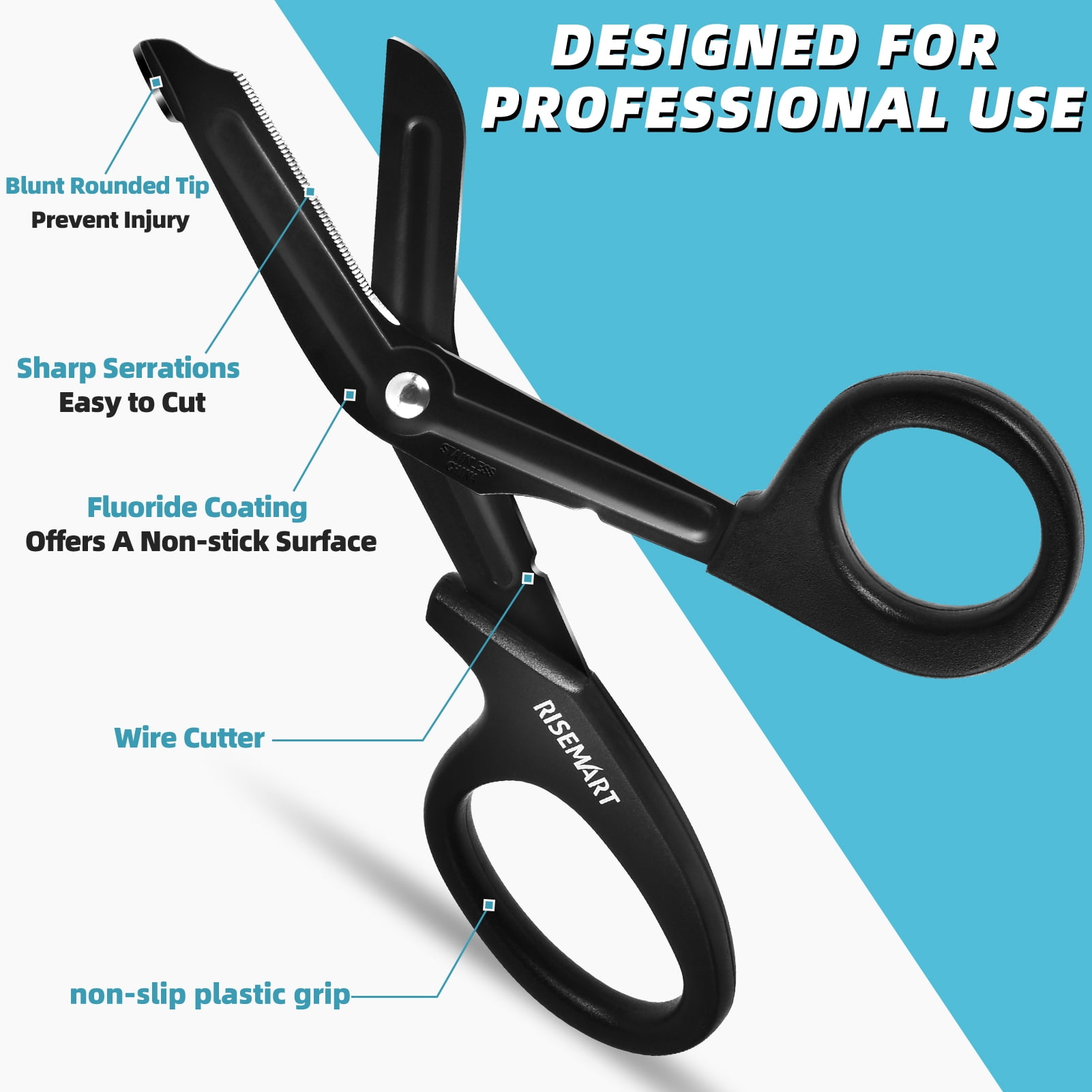 Bandage Scissors 5.5" Lister Surgical Medical Nurse