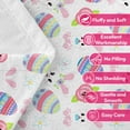 thumbnail image 6 of Easter Throw Blanket, Warm Fleece Flannel Bed Blanket, Lightweight Easter Blanket for Sofa Bed Couch 30"x40", 6 of 6