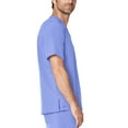 thumbnail image 3 of Adar Addition Scrub Set for Men - Classic V-Neck Scrub Top & Cargo Scrub Pants - A9300 - Ceil Blue - XXS, 3 of 7