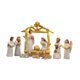 thumbnail image 2 of Figuras navideñas del Nacimiento con luces LED, decoración para el hogar, mini belén Blanco, 2 of 8