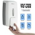 thumbnail image 3 of Plussen White Wall-Mounted 27.05 oz Commercial Soap & Lotion Dispenser,Whtie, 3 of 10